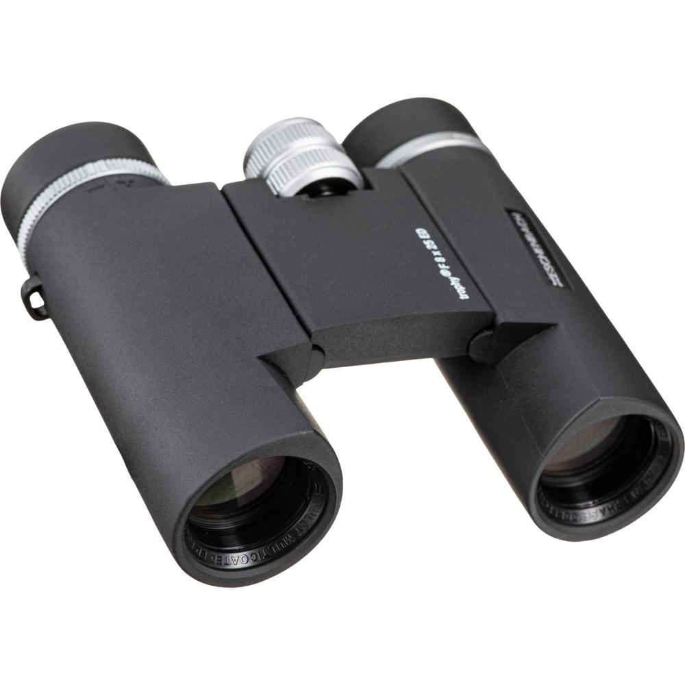 Eschenbach 8x25 Trophy F-Series Binoculares BAK4, Lentes de Vidrio Extra-Bajo-Dispersión,