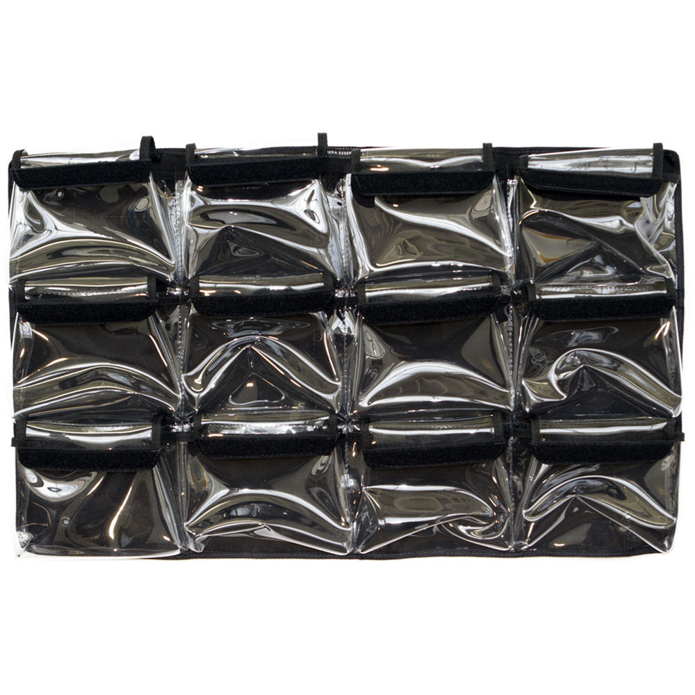 Harrison Organizador de Tapa Pelican 1660 con 12 Bolsillos Transparentes - Color Negro