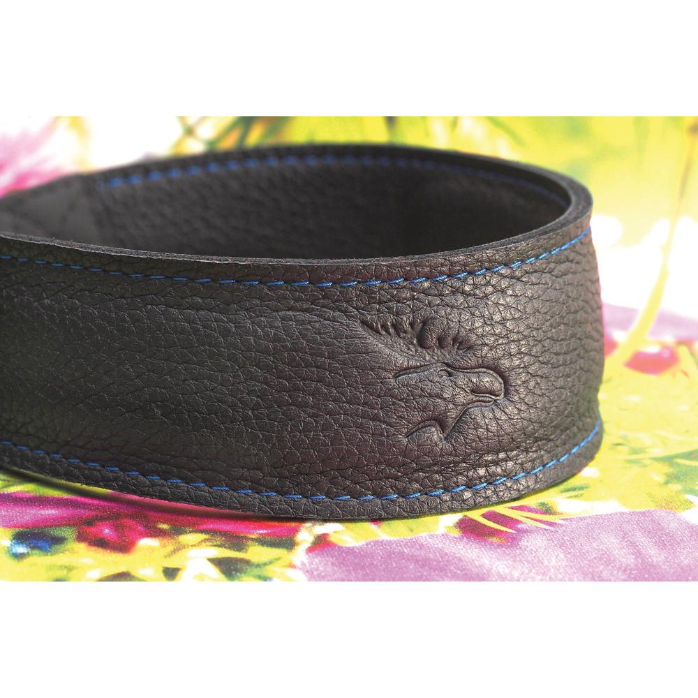 EDDYCAM Funda para Cámara Modelo Strap Negra con Costuras Azules, 2"" de Ancho