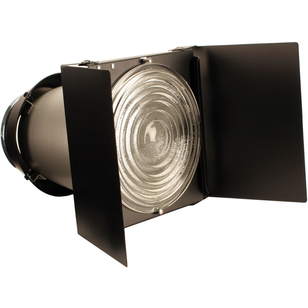 Photogenic Reflector Fresnel PL5 con Lente de Vidrio y Puertas Barn Door
