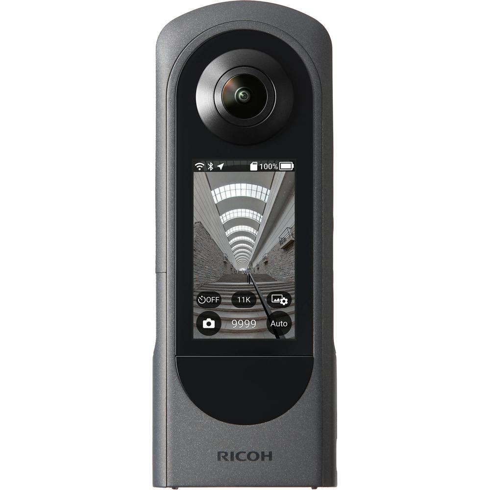 Ricoh THETA X Cámara 360° 5.7K con Pantalla Táctil de 2.25"" y Baterías Intercambiables