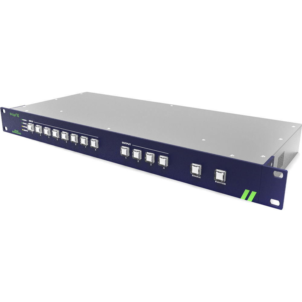 DIGITAL FORECAST Bridge RS 8x4 HD-SDI Routing Switcher - 8x4 SDI, 1 HDMI, Soporte Multi-Ra
