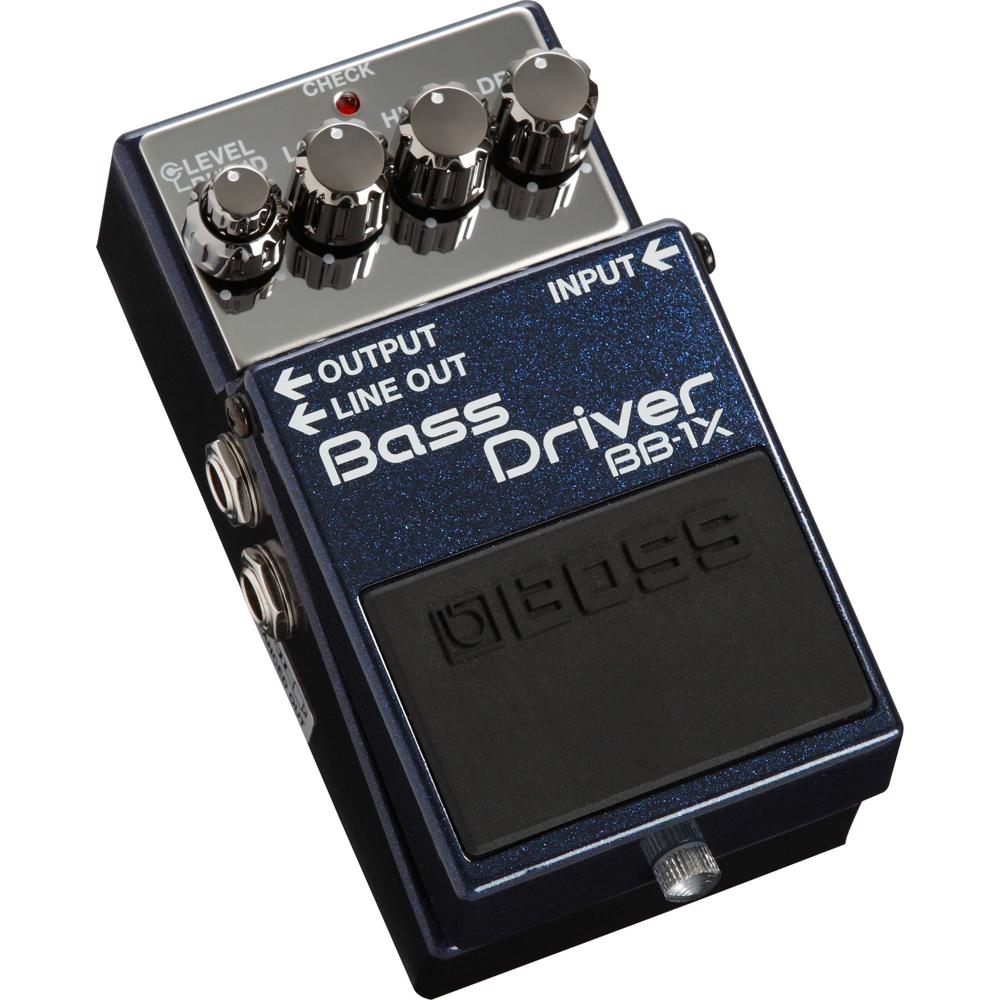 BOSS Pedal de Efecto BB-1X Bass Driver - Overdrive para Bajo con Procesamiento Multidimens
