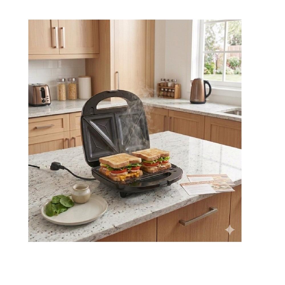 Waflera y Sandwichera Multifuncional Morley 7 en 1 con placa Intercambiables 1500w