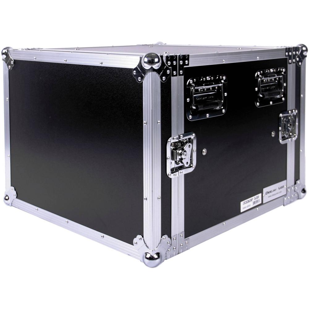 DeeJay Amplificador Shock Mount Case Deluxe 8U - Aluminio, Protección Impacto, Cierre por