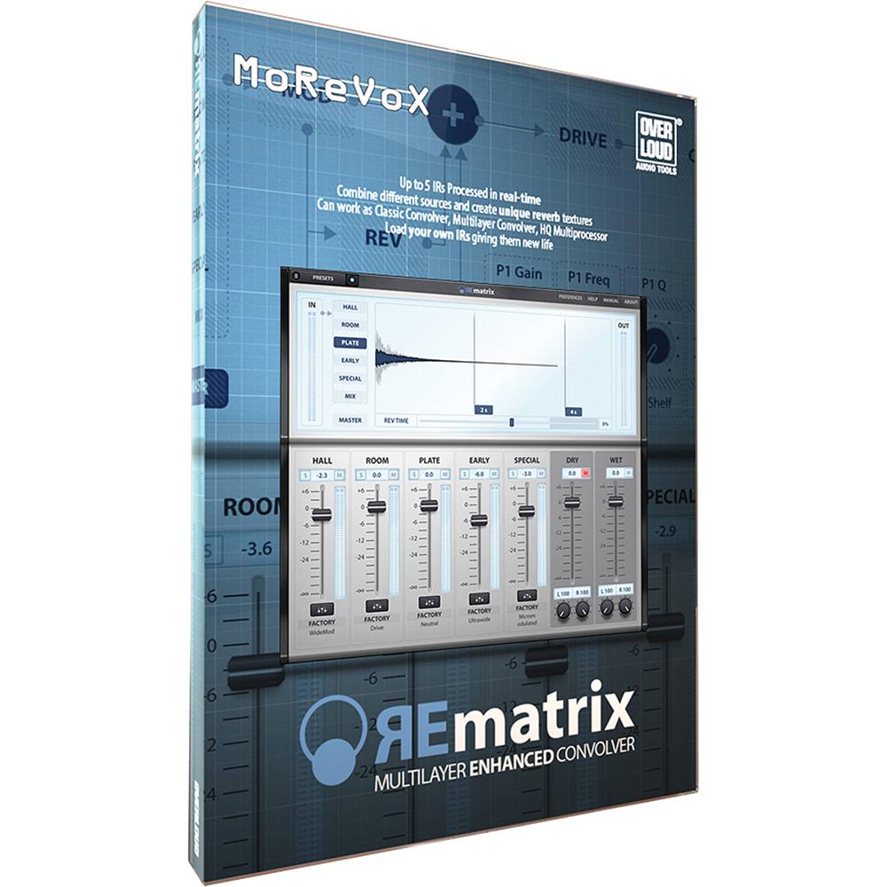 Overloud REmatrix Upgrade - Reverb de Convolución Multicapa con 250 Impulse Responses y 4