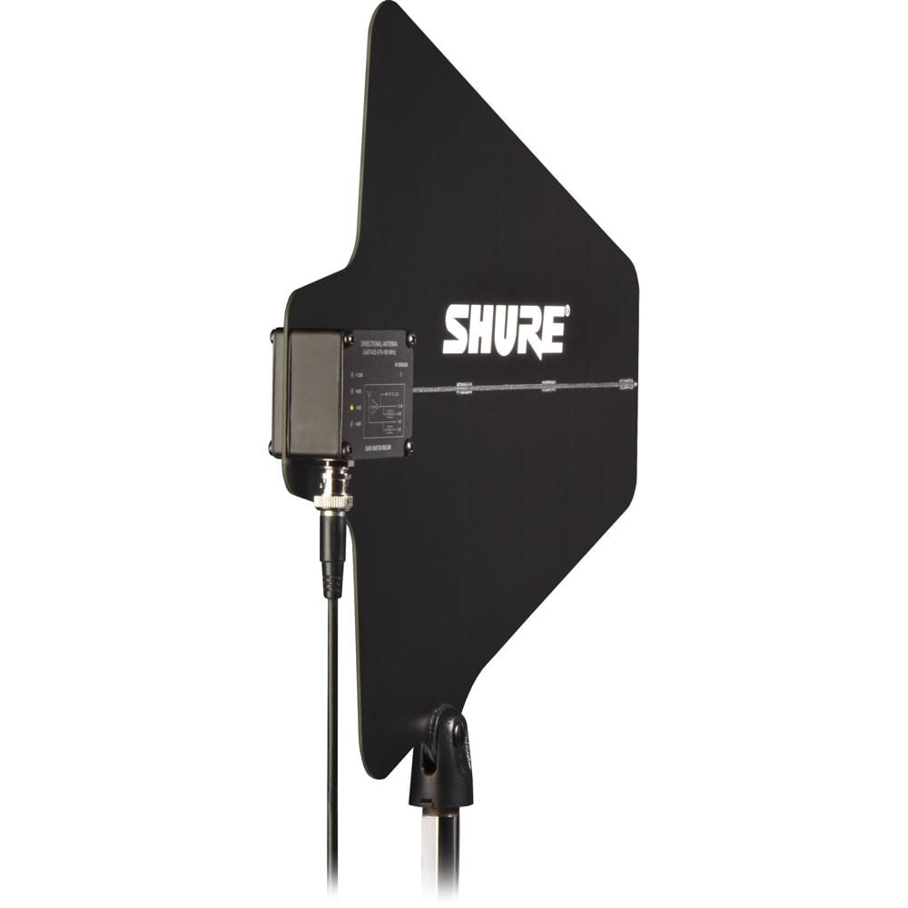 Shure Antena Direccional Activa UA874 902-960 MHz, Ganancia de 7.5 dBi, Array Dipolo PeriÃ