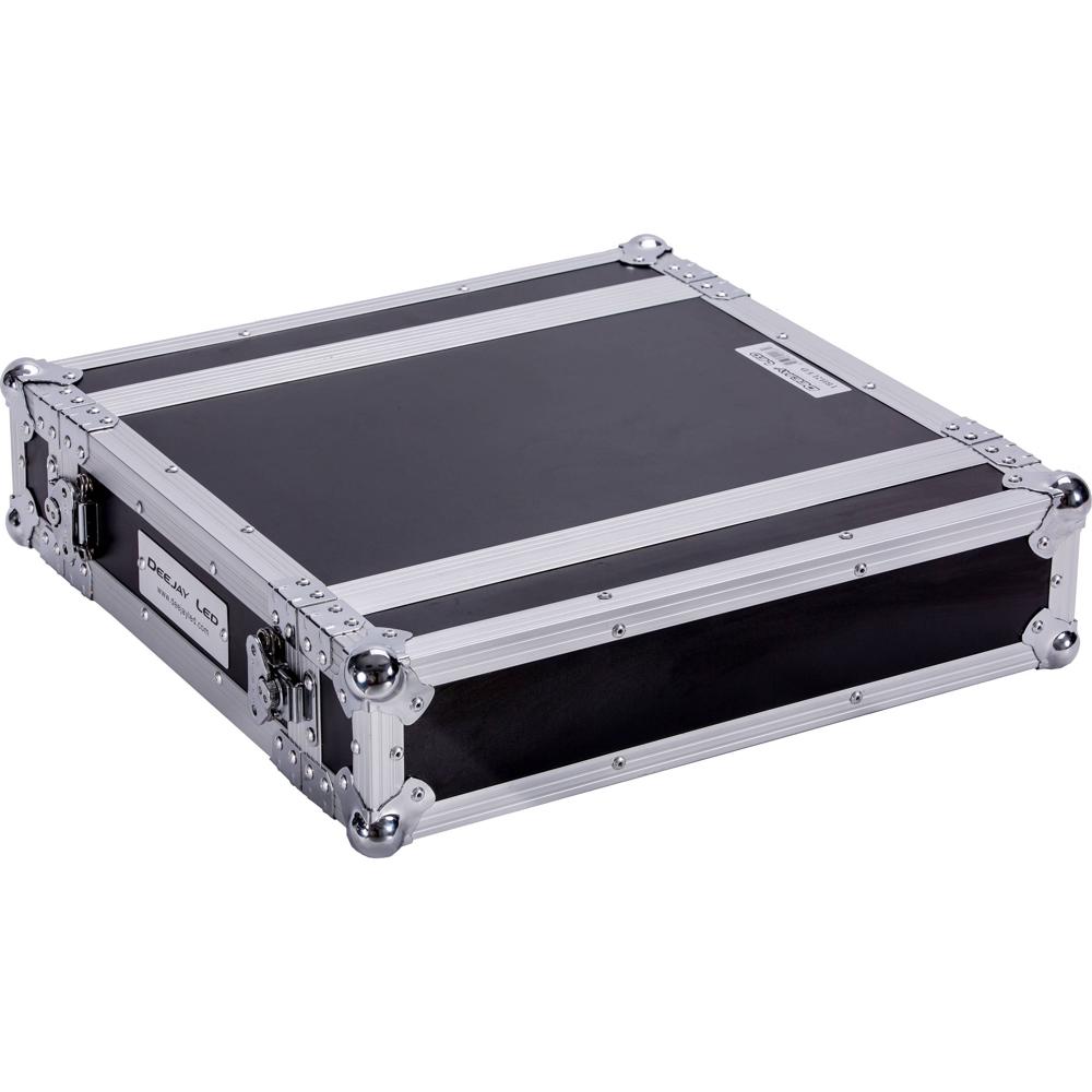 DeeJay Case de Transporte LED 2 RU Deluxe - 21"" x 22"" - Protección Impacto - Cierre de Pe