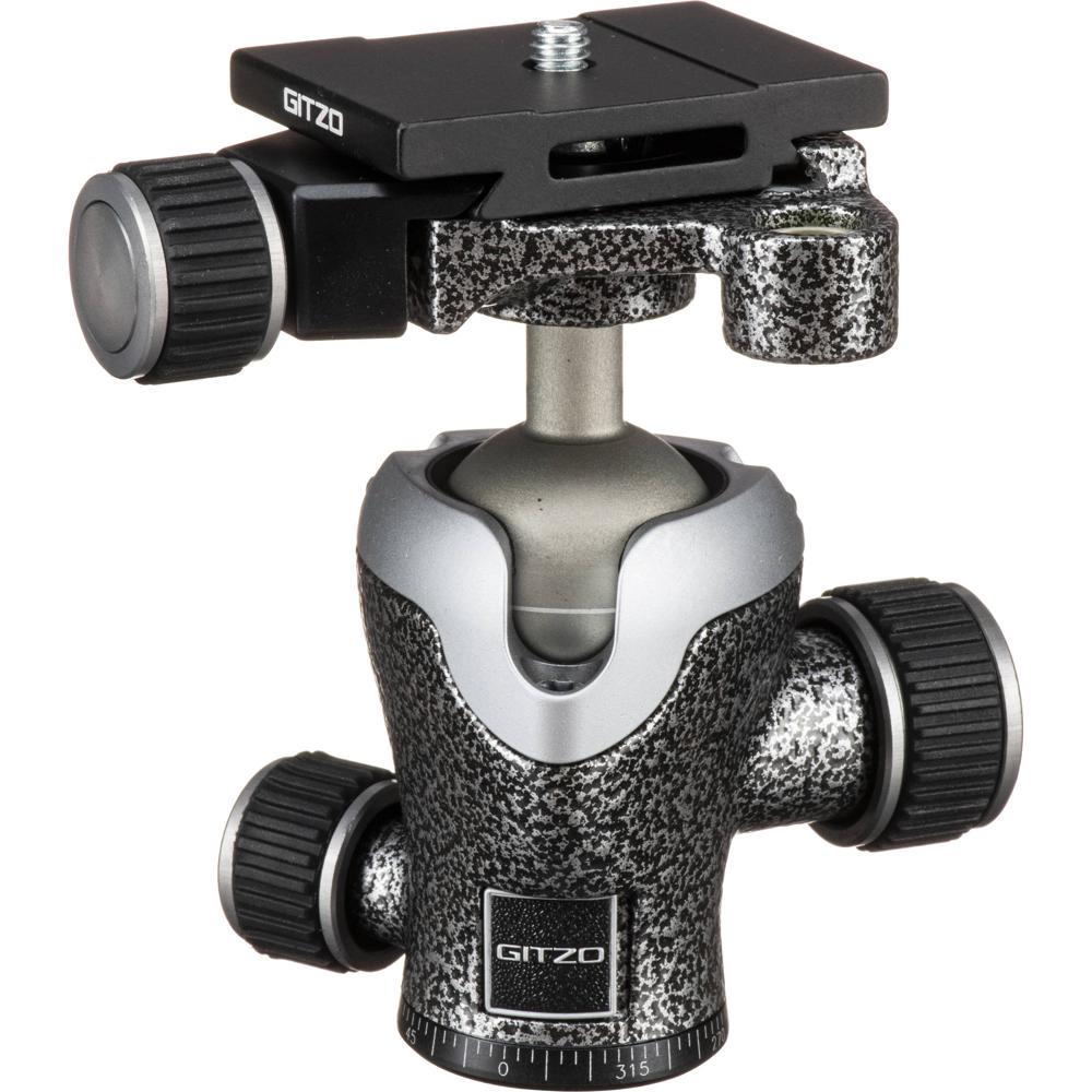 Gitzo GH1382TQD Cabezal de Bola Centro Traveler Serie 1 - Capacidad de Carga 24 lb, Altura