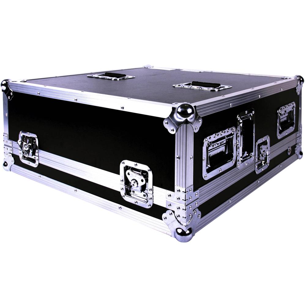 DeeJay Case para Consola Allen & Heath QU-24D, Negro, con Ruedas y Cierre de Pestillo