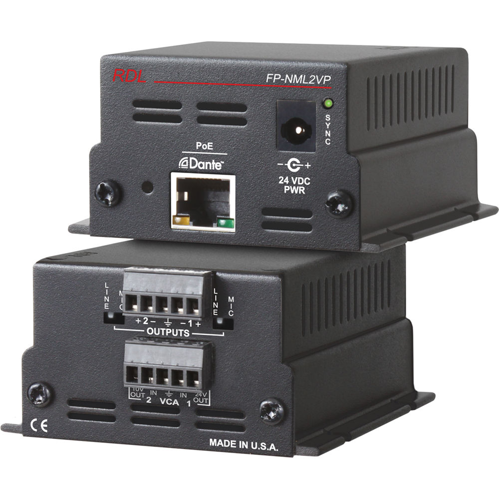 RDL Interfaz de Red a Mic/Línea FP-NML2VP (VCA, PoE)