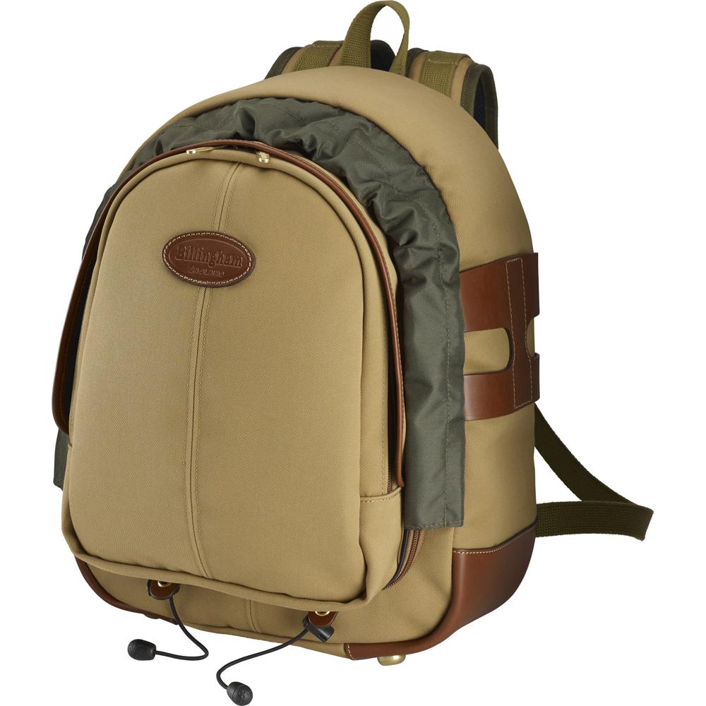 Billingham Rucksack 25 Mochila para DSLR en Lona Caqui y Cuero Tan con Divisores Ajustable