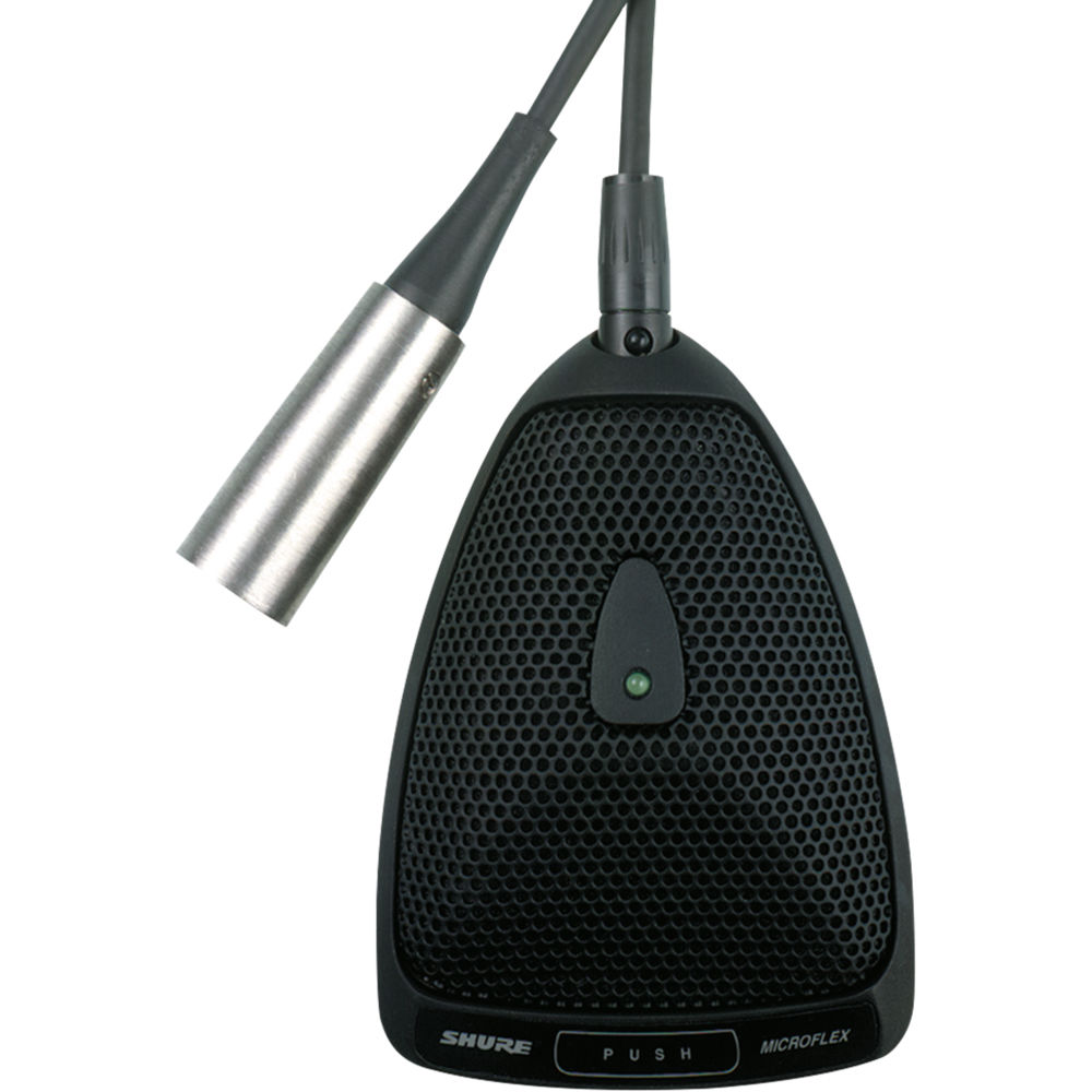 Shure Microflex MX393/O Micrófono de Superficie Omnidireccional con Conector XLR, Diseño