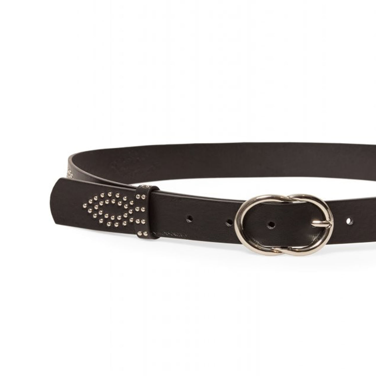 Correa Mujer Sfera Basico Tachas En Hook Mx Negro