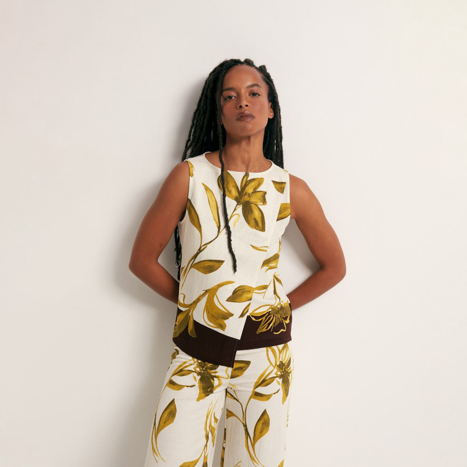 Polo Mujer Sfera Basico Estampado Verde XL