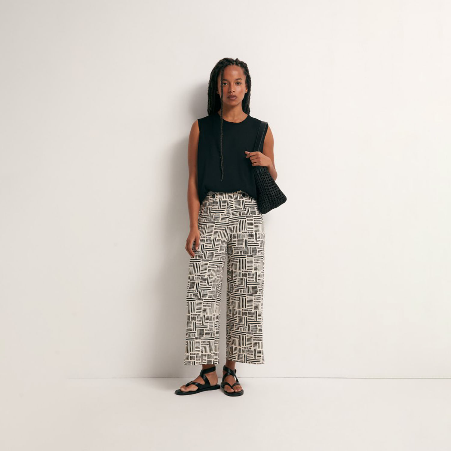 Polo Mujer Sfera Fluido Estampado Boto Blanco Crudo XL
