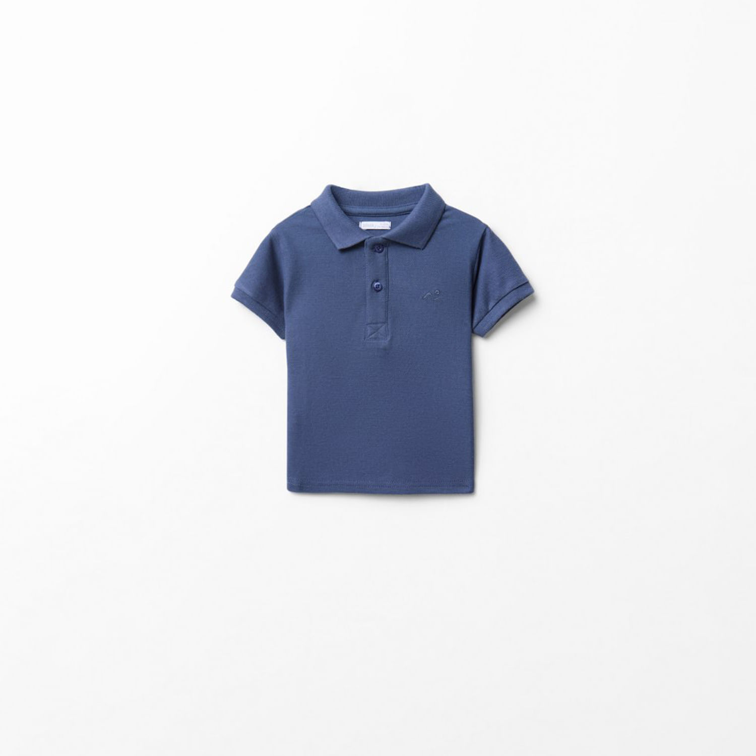 Polo Bebe Niño Sfera Manga Corta Liso Basico Marino