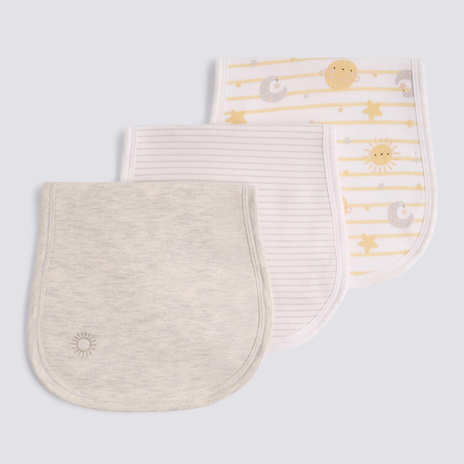 Babita Recién Nacido Pack X3 Baby Circus Avena Melange Talla única