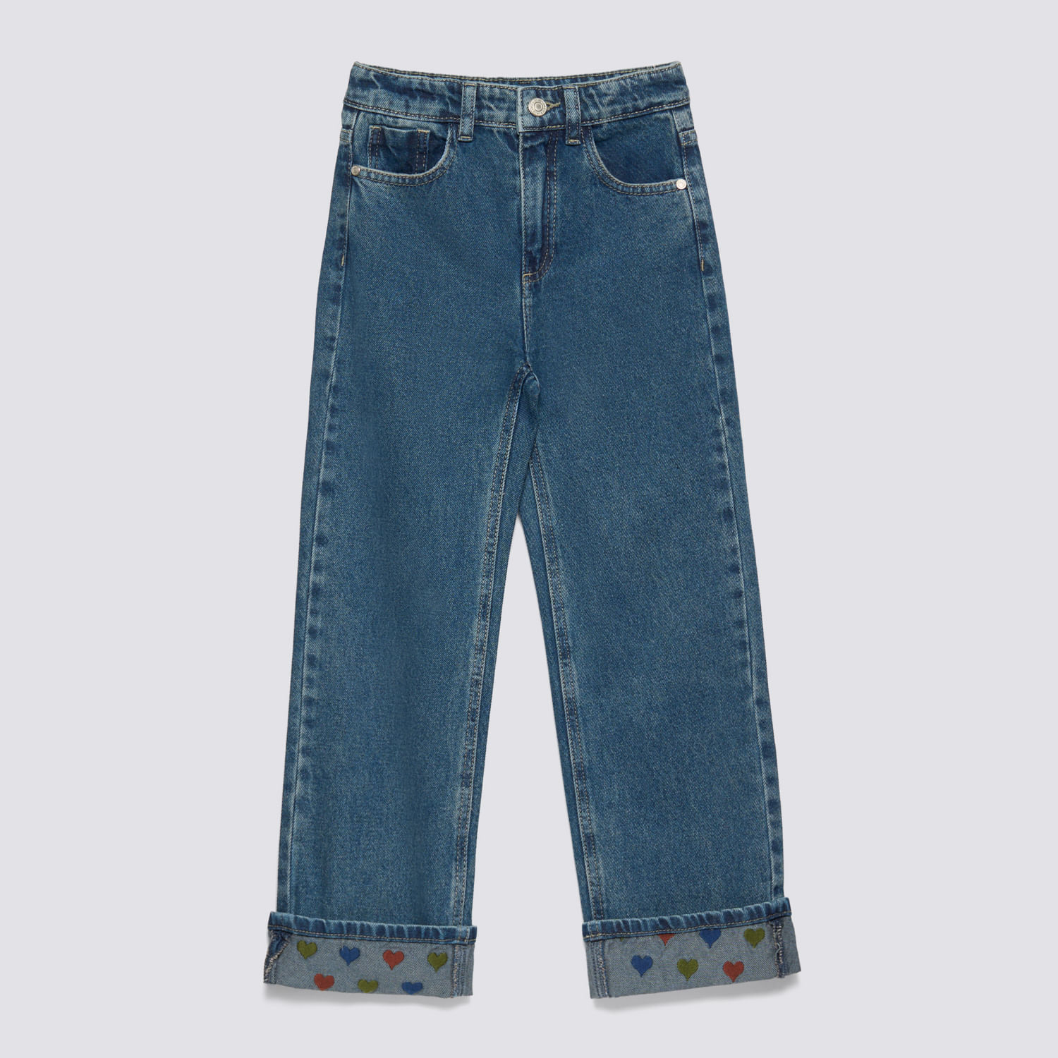 Jean Niña Folk Basta Circus Azul Talla 12