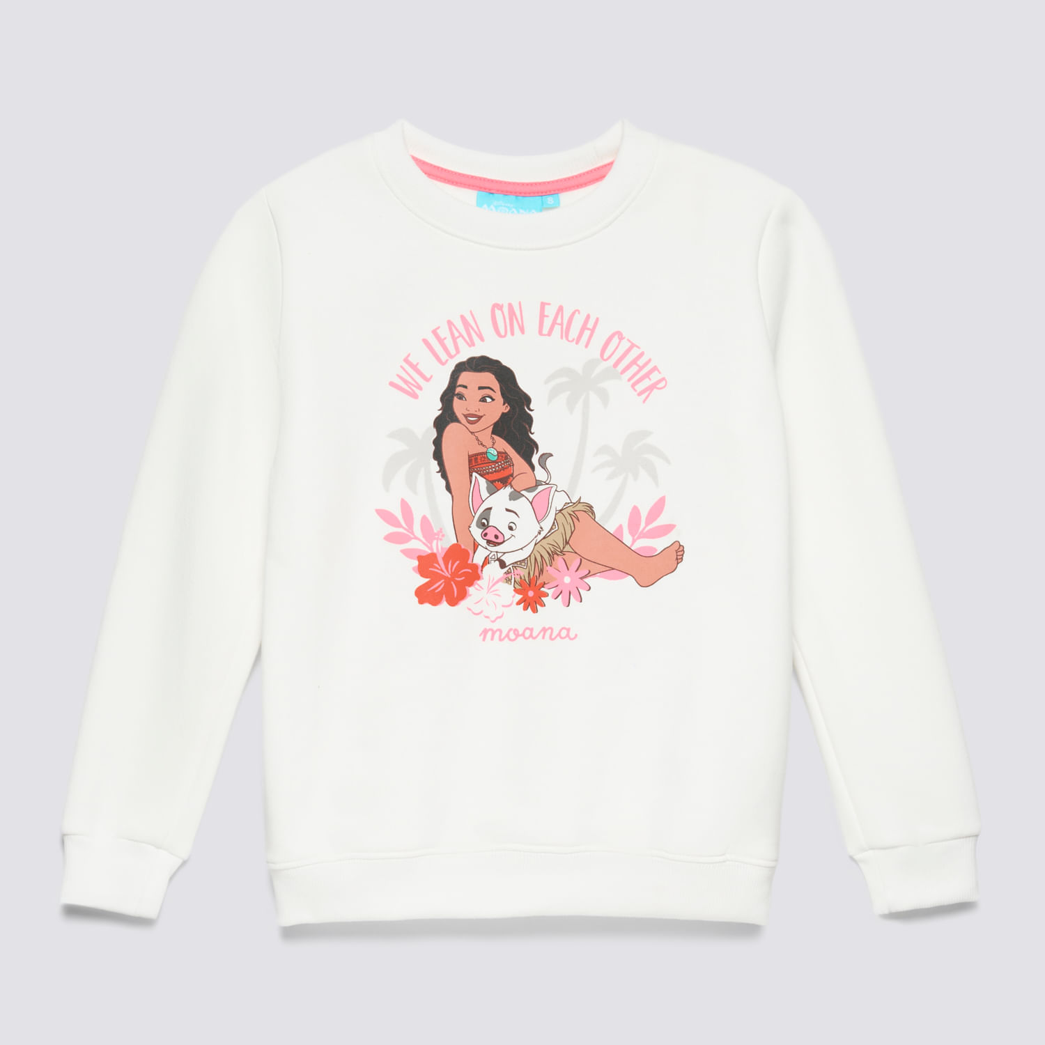Polera Niña Básico Moana Marfil Talla 8