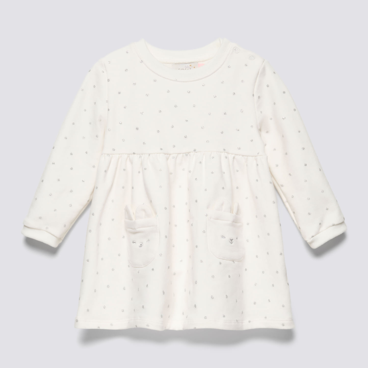 Vestido Bebe Niña Dots Baby Circus Ecru Talla 12M