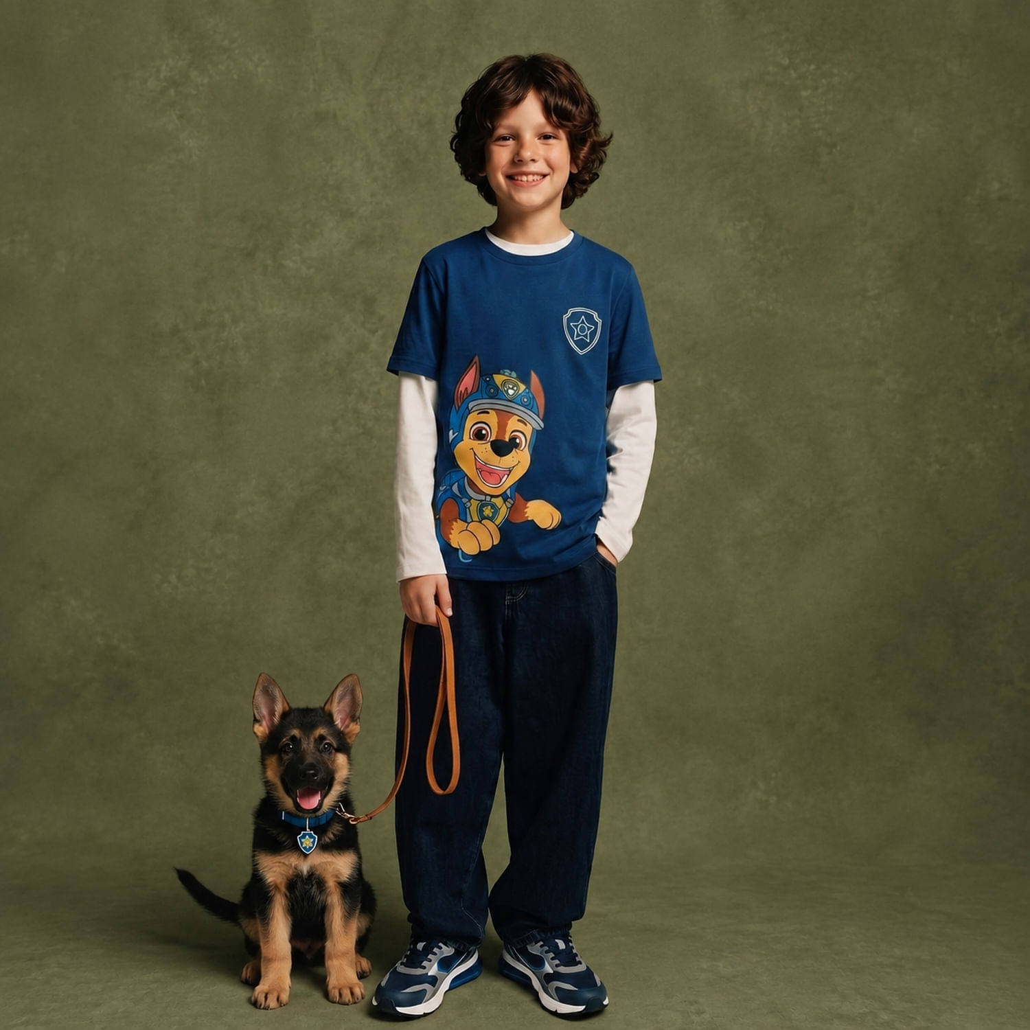 Polo Manga Corta Niño Paw Patrol Acero Talla 4