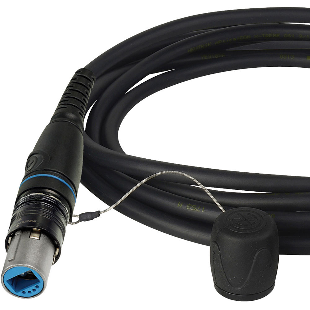 Camplex Cable SMPTE Hybrid opticalCON DUO 75' Fibra Óptica Monomodo para Broadcast Exteri