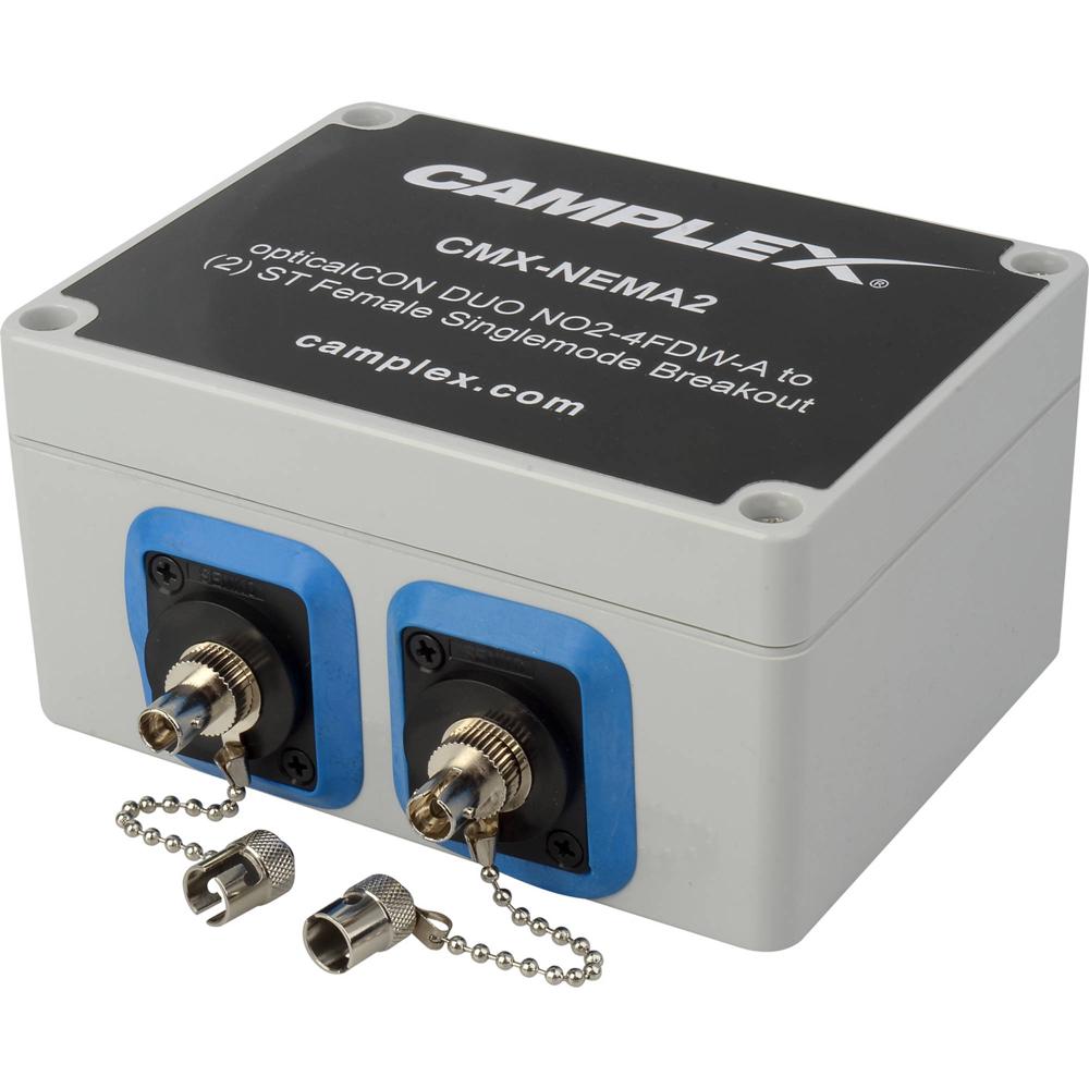 Camplex Adaptador de Caja de Desglose NO2-4FDW-A a 2 ST Femenino Monomodo