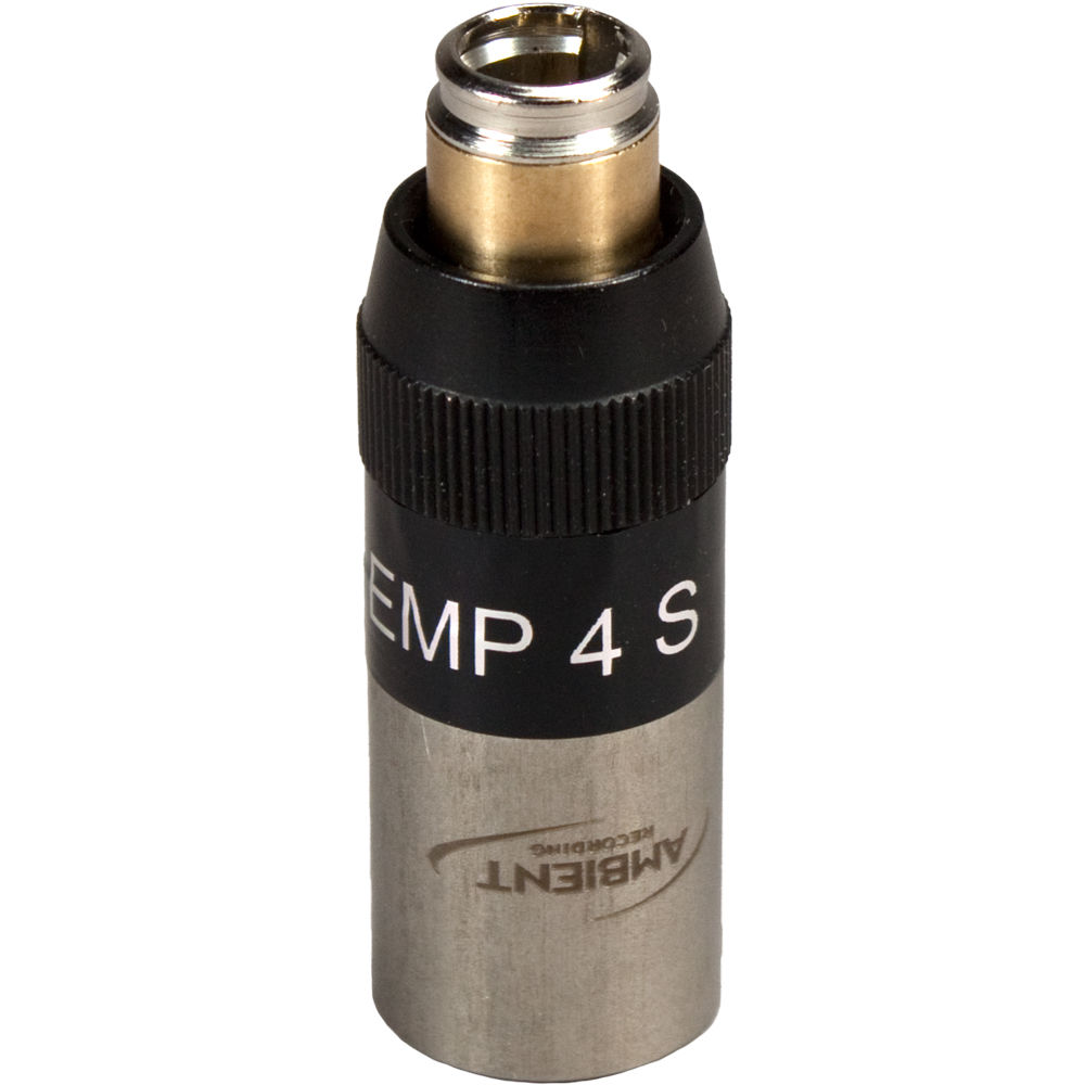 Ambient Recording EMP4SM Adaptador de Micrófono Electret para Beyerdynamic Opus y MIPRO -