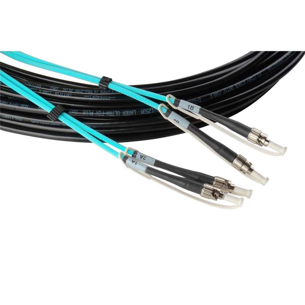 Camplex Cable de Fibra Óptica Multimodo OM3 de 250' con Conectores ST