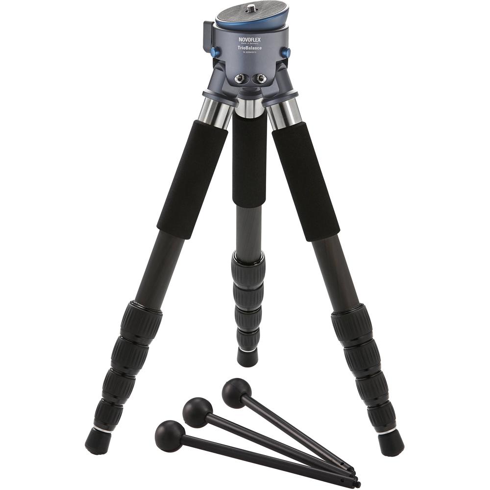 Novoflex Tripode de Carbono TrioBalance 5 Secciones 22 lb de Carga, Altura Máxima 42.7""