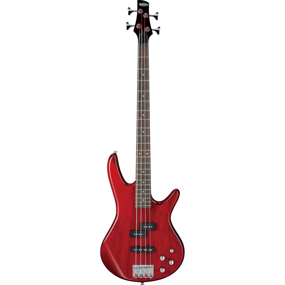 Ibanez GSR200 GIO Bajo Eléctrico 4 Cuerdas Transparent Red, Cuerpo de Caoba, Diapasón de