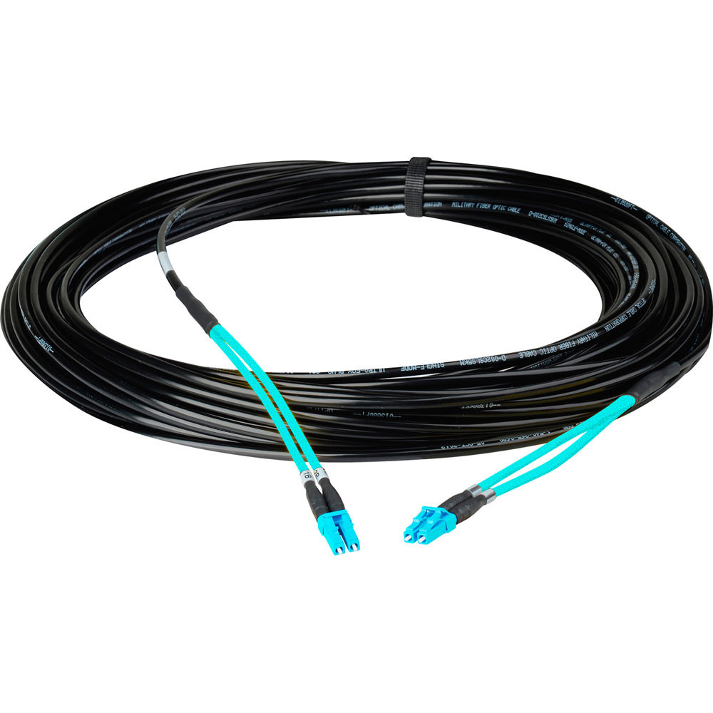 Camplex Cable de Fibra Óptica Multimodo OM3 de Dos Canales 750' con Conectores LC