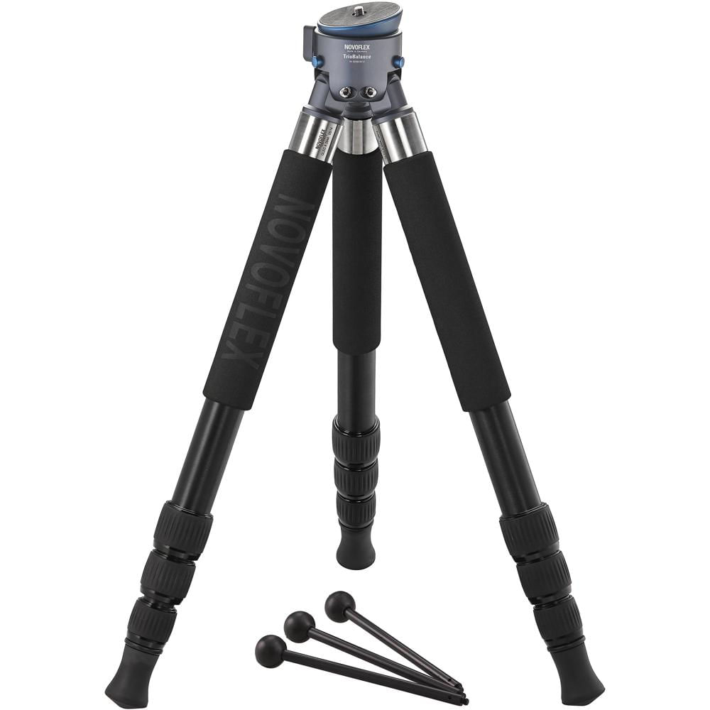 Novoflex Tripode Compacto de Aluminio TrioBalance 4 Secciones - Altura Máxima 50.2""