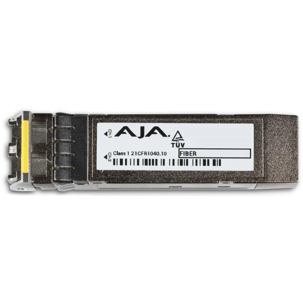 AJA Transmisor Dual Coax HD-BNC 12G/6G-SDI para FS4 - Alcance de 6.2 millas