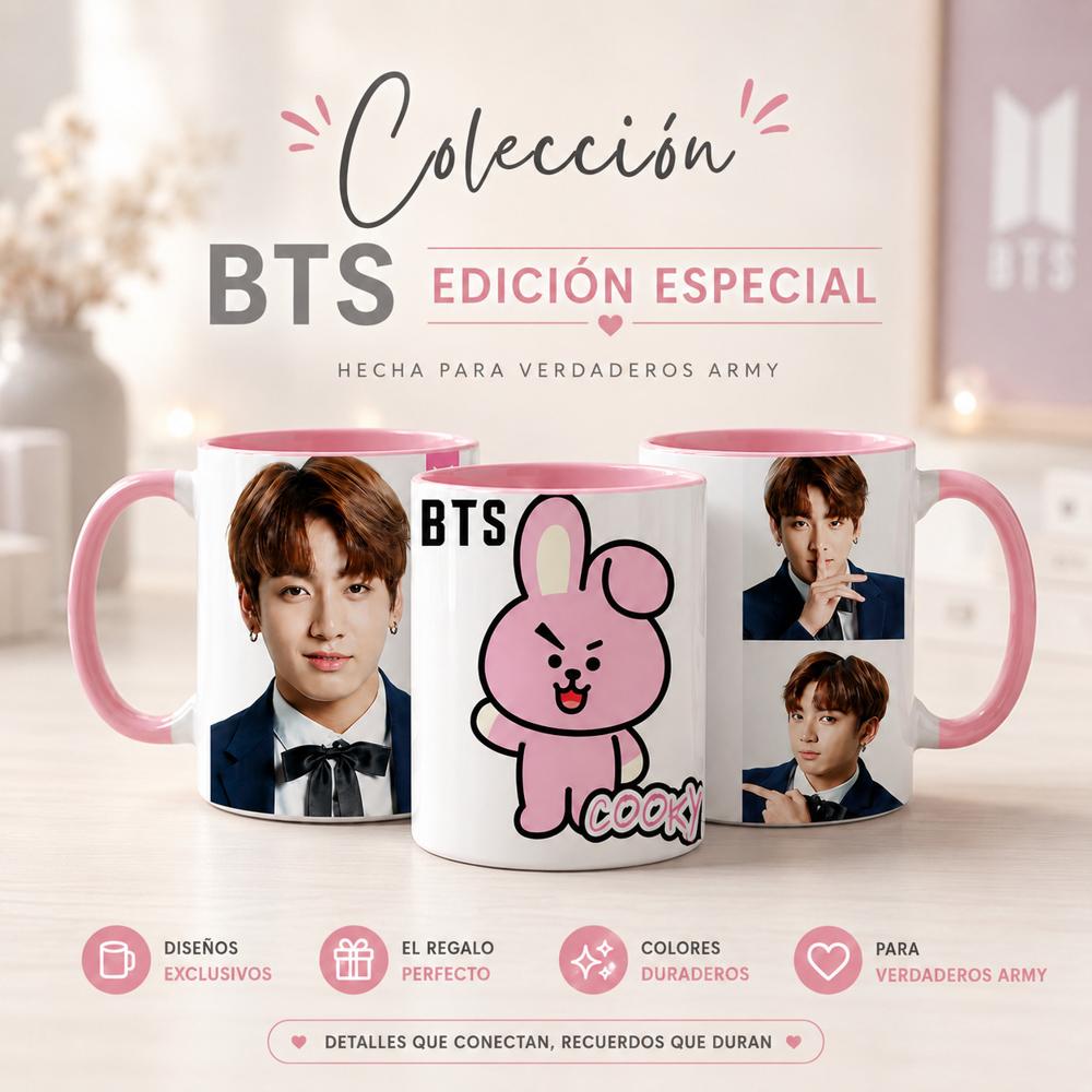 JUNGKOOK TAZA BTS KPOP ARMY  - COLECCION 2026