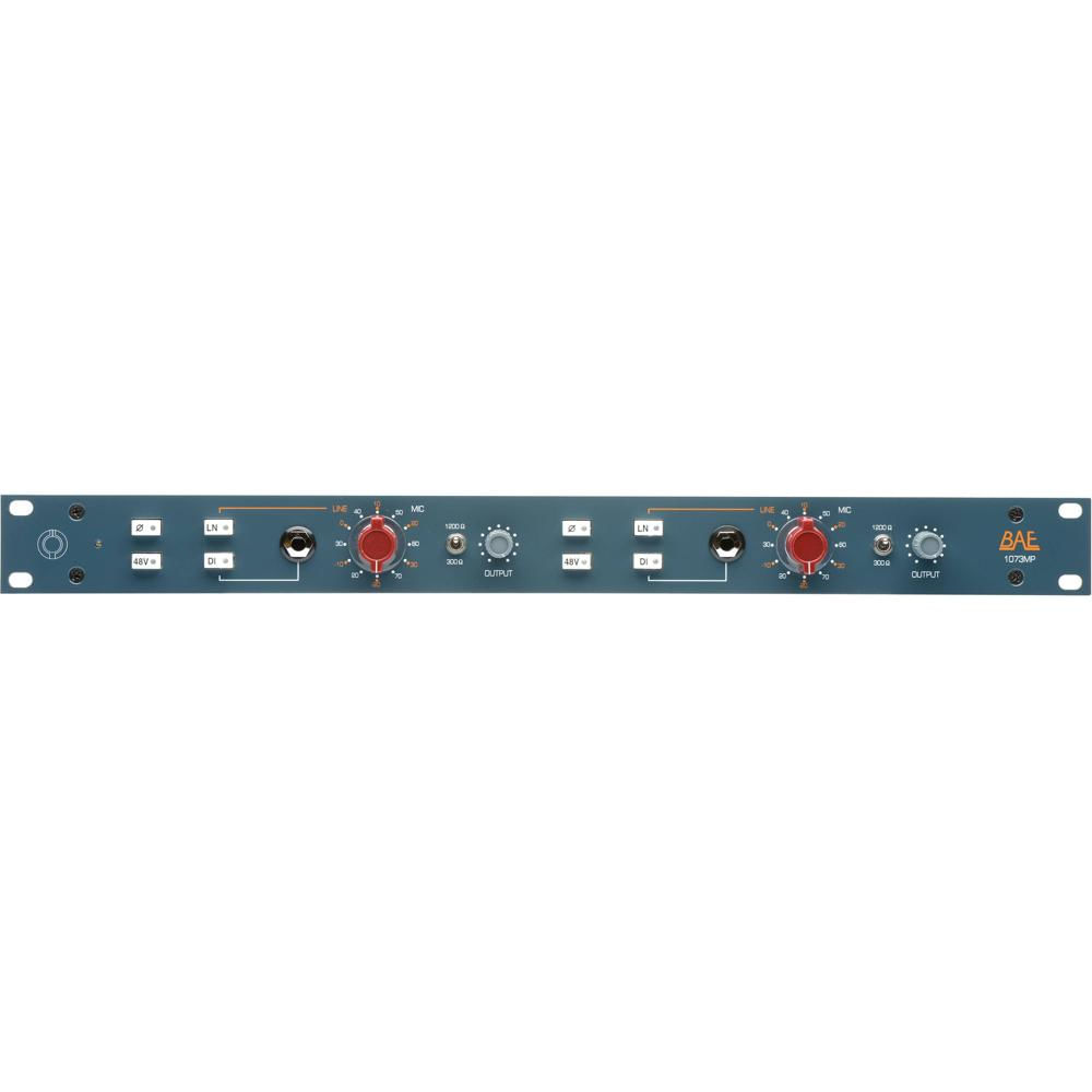 BAE Audio 1073MP - Mic Preamp Dual-Channel con Transformadores Carnhill, 48V Phantom Power
