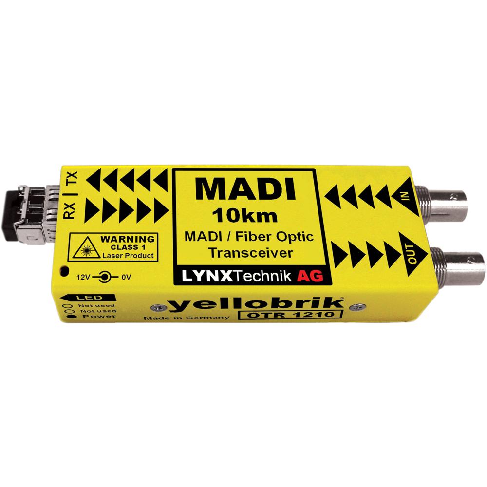 Lynx Technik AG OTR 1210 Convertidor MADI Óptico a Coaxial, 64 Canales, Alcance de 10 km,