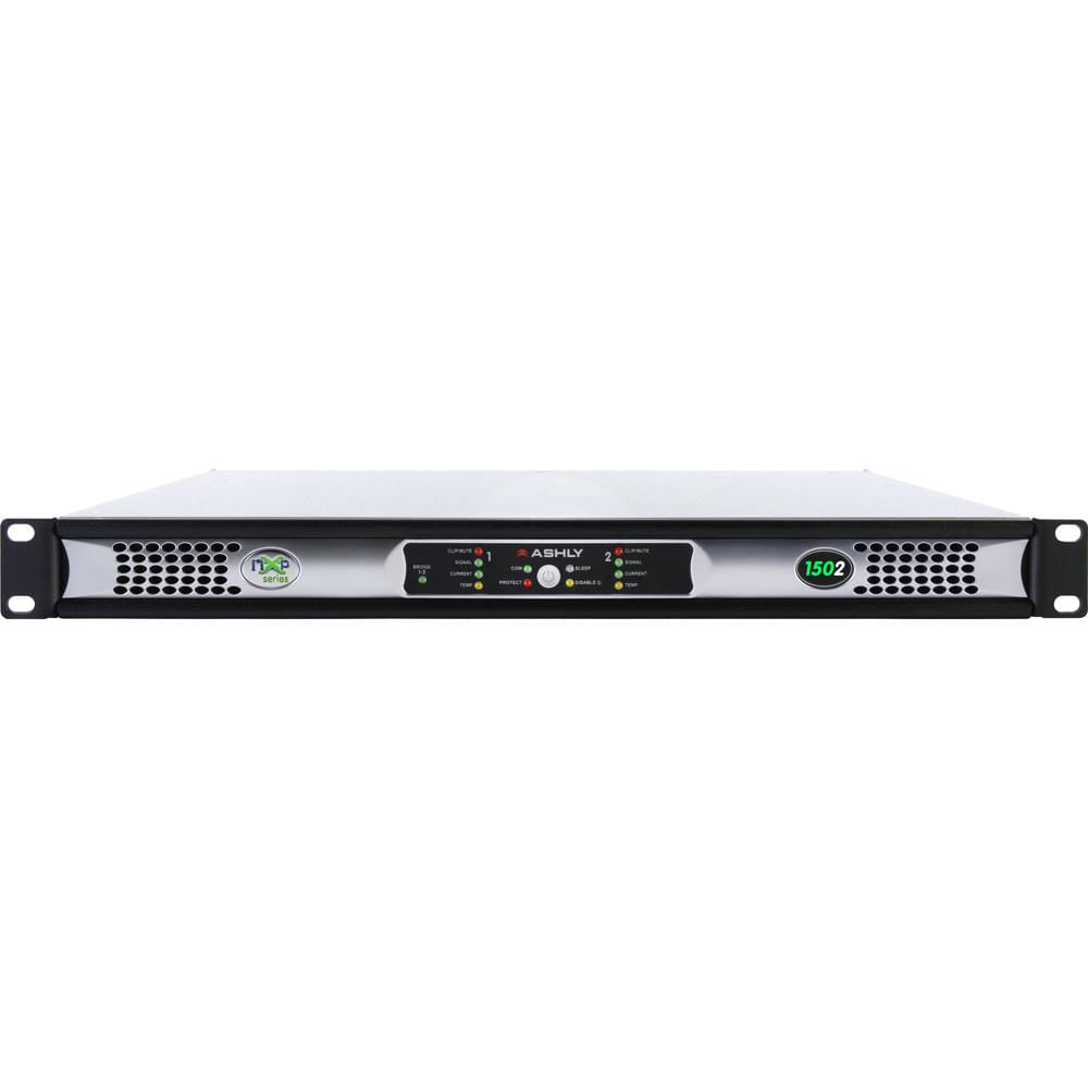 Ashly NXP150 Amplificador de Potencia de Red 2 Canales 150W con DSP Protea y Interfaz Digi