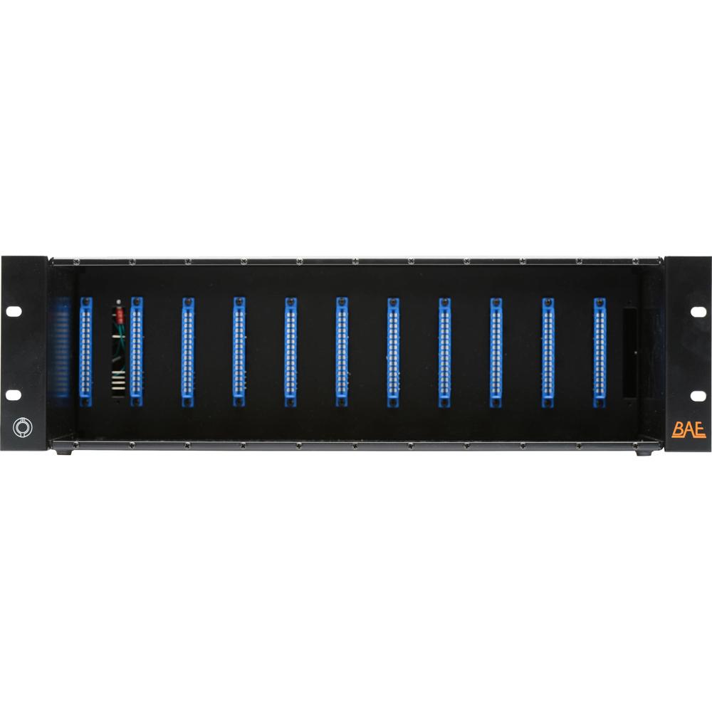 BAE Audio Rack 500-Series 11 Espacios con Fuente de Poder 48V (3 RU) - Chasis de Acero