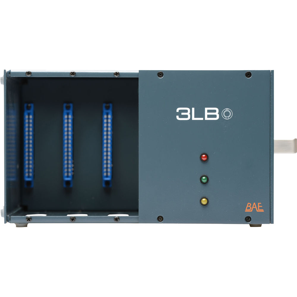 BAE Audio BR3LB Lunchbox 3 Espacios para Módulos 500-Series - Chasis de Acero Cableado a