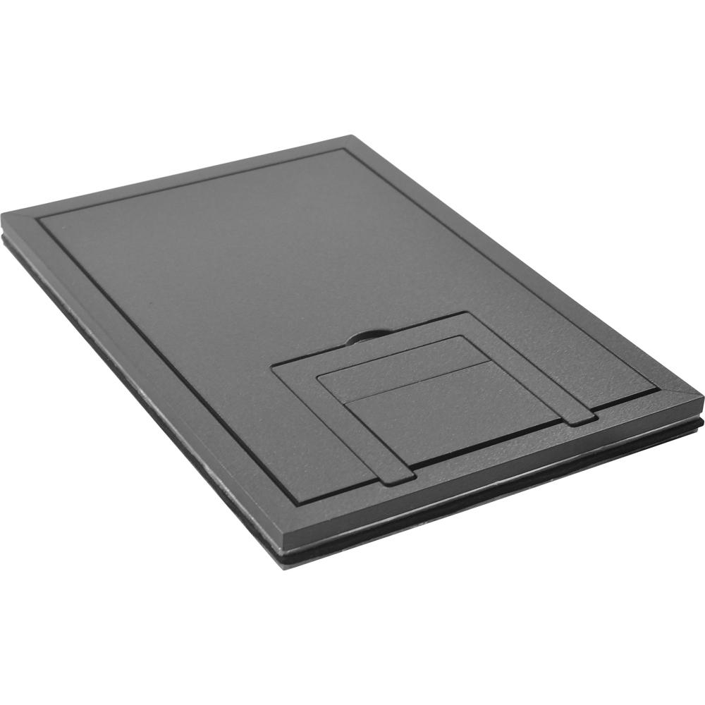 FSR FL-200 U-Access 1/4"" Cubierta Sólida con Salida de Cable (Gris)