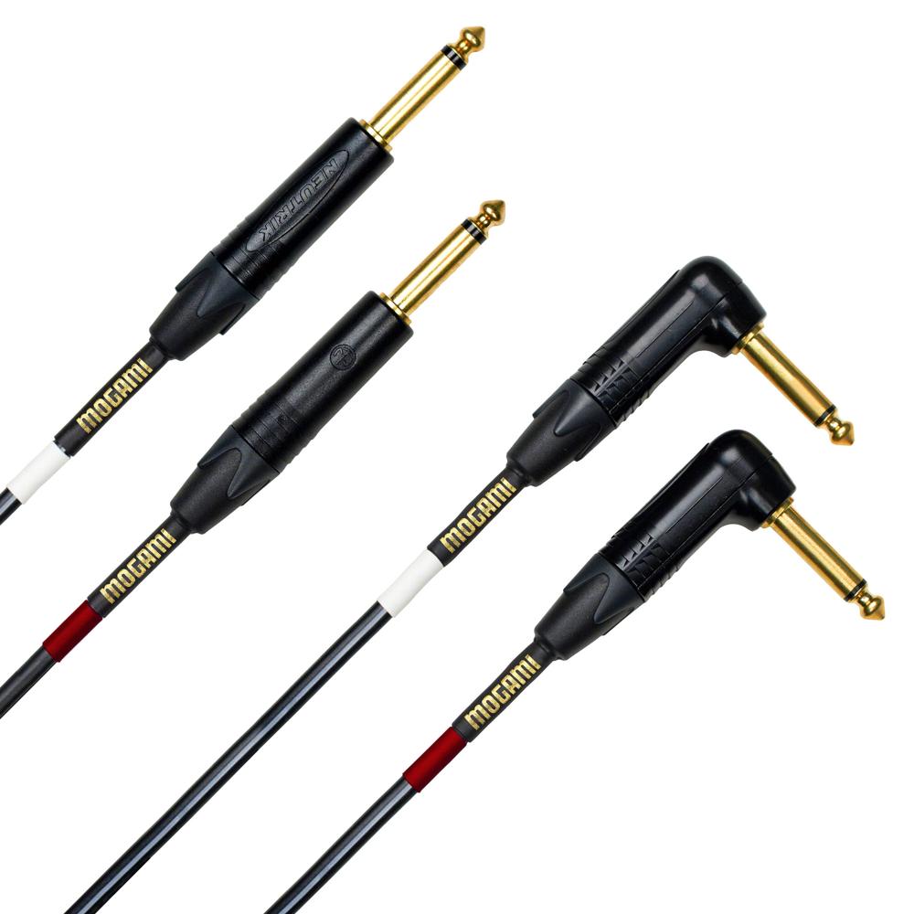 Mogami Gold Keys S-10R Cables Estéreo para Teclado 10' con Conectores TS Neutrik