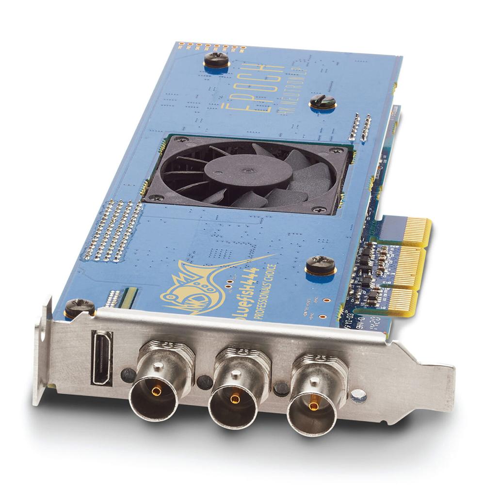 Bluefish444 Epoch 4K Neutron LP - Tarjeta PCIe de Bajo Perfil con 3x 3G-SDI y Salida HDMI,