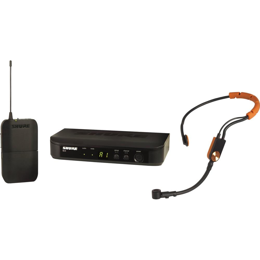 Shure BLX14/SM31 Sistema Inalámbrico de Micrófono Headset Cardioide para Fitness - H10: