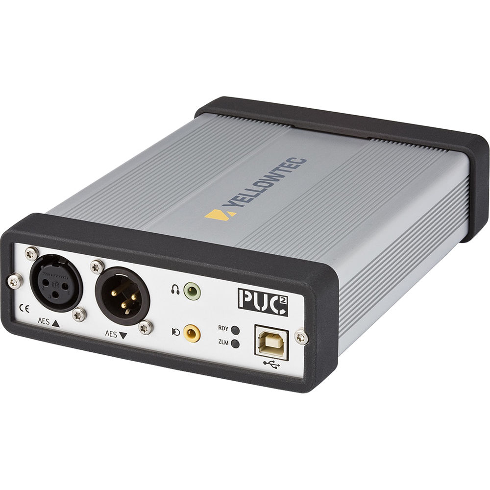 Yellowtec PUC2 - Interfaz de Audio USB 2.0 con 2 XLR y Salida de Auriculares