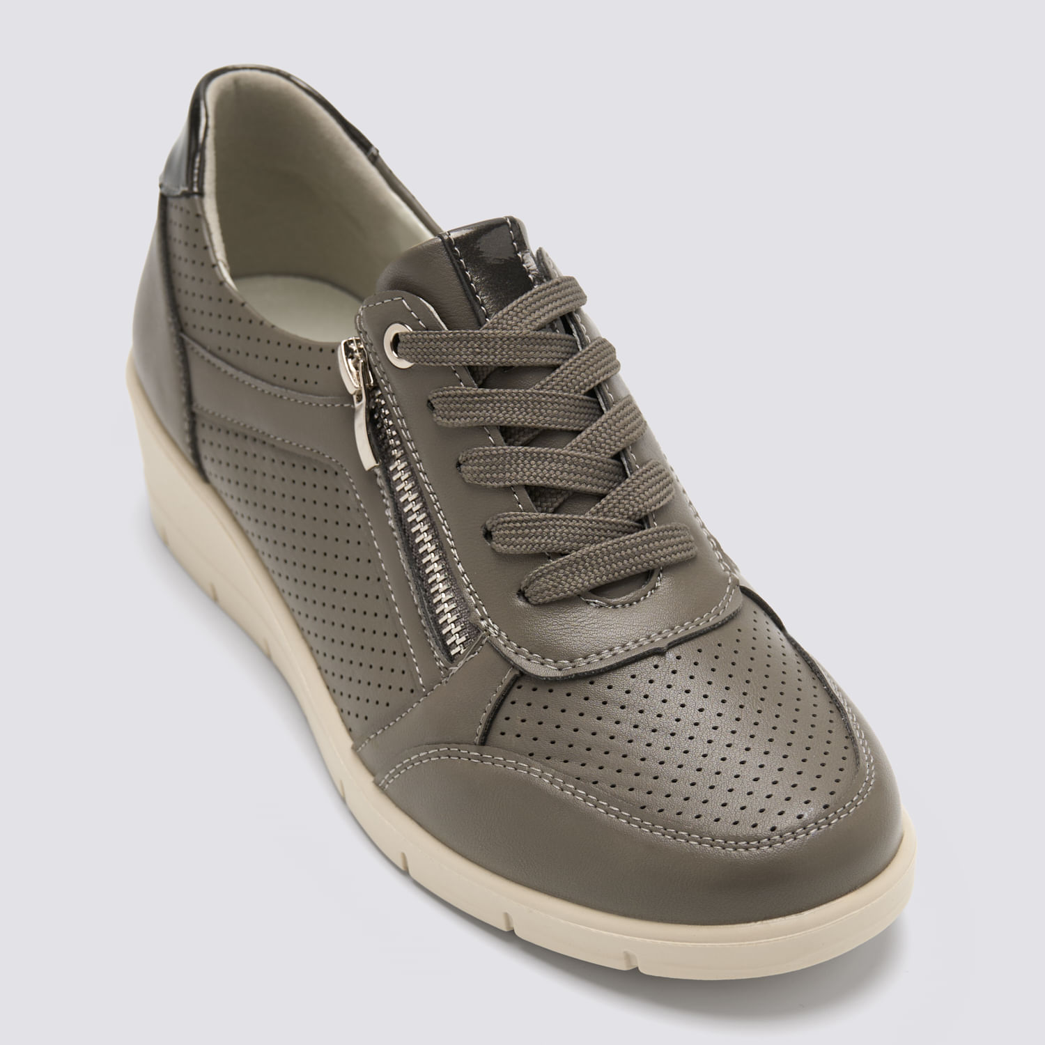 Zapatillas Urbanas Gris Mujer Madison Cierre 38