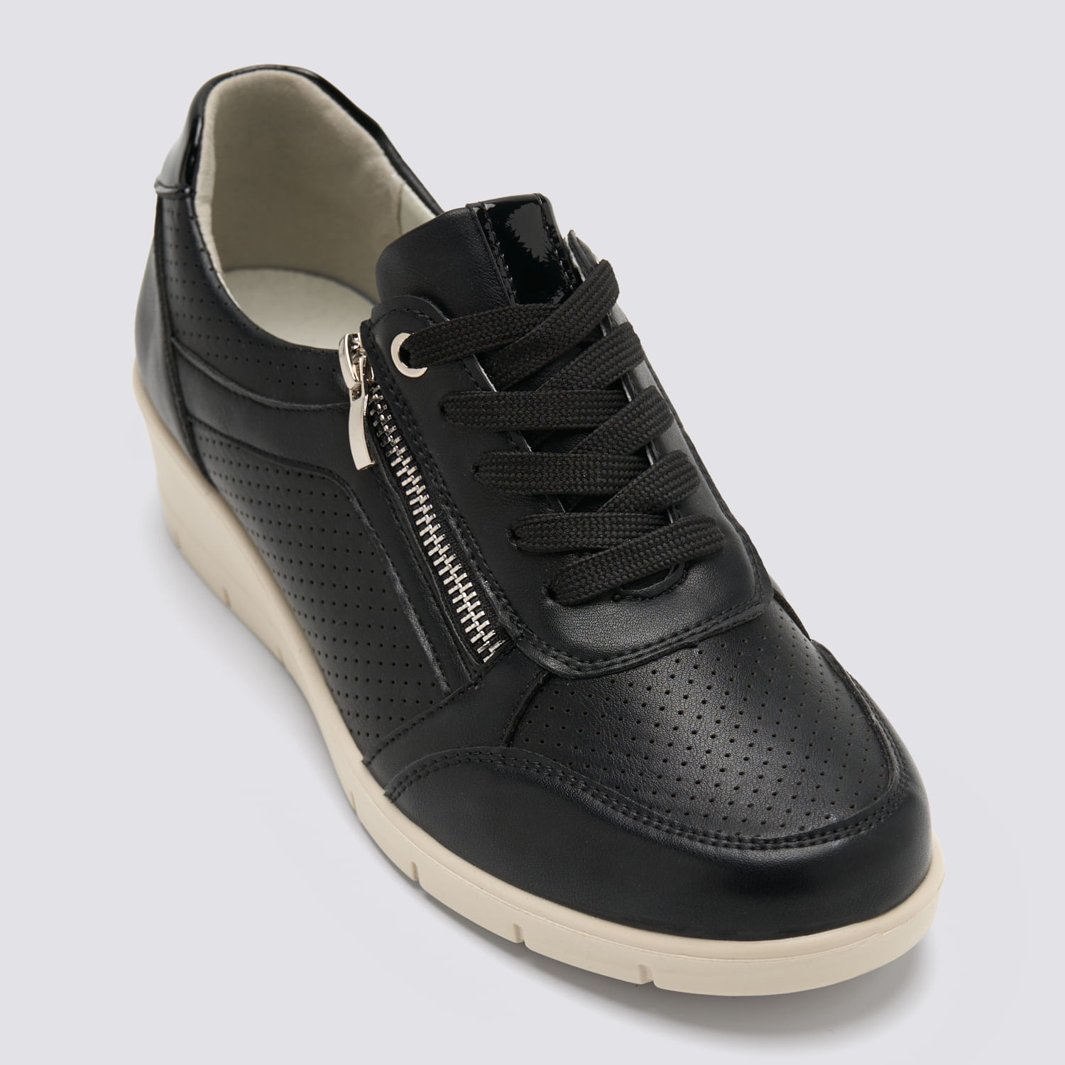 Zapatillas Urbanas Negro Mujer Madison Cierre 35