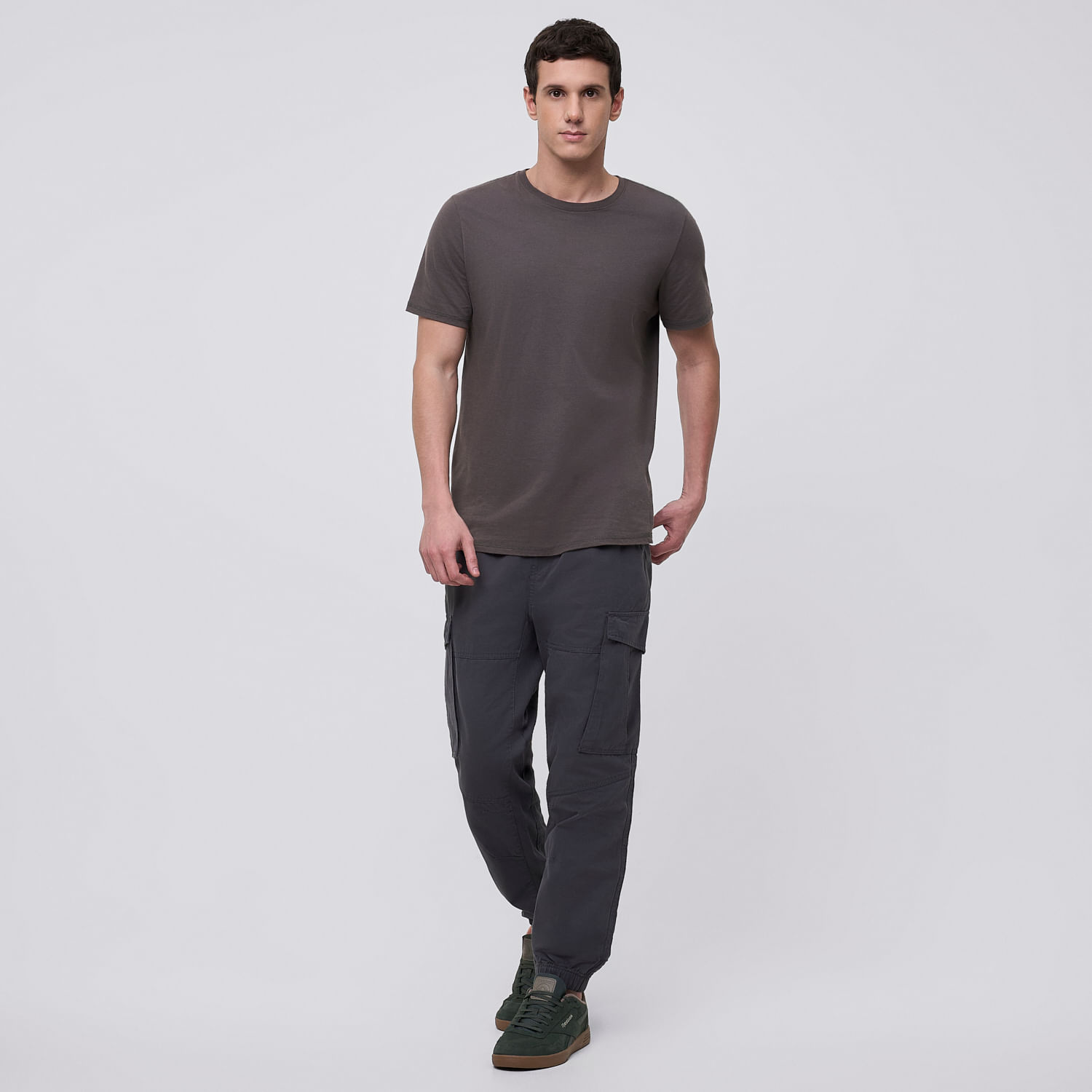 Pantalón Jogger Hombre Cargo Amc Charcoal Talla S