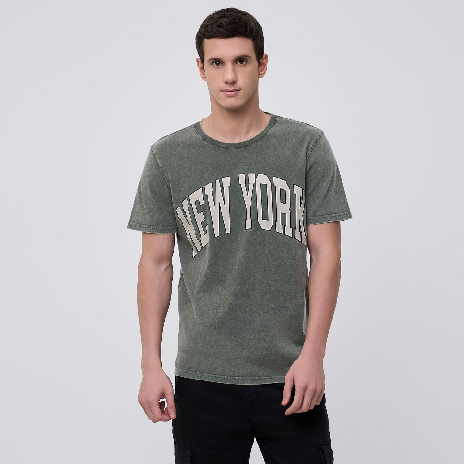 Polo Hombre New York Amc Verde Talla S